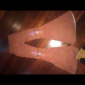 TEEKI bell bottoms, distressed, size small